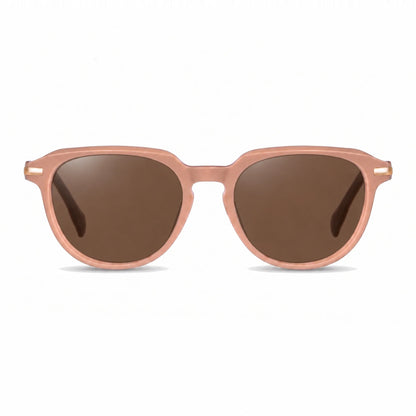Fiore 5409 round sunglasses, pink bio-acetate frame · ReFramed, photo 4 of 36 | Polarized UV400