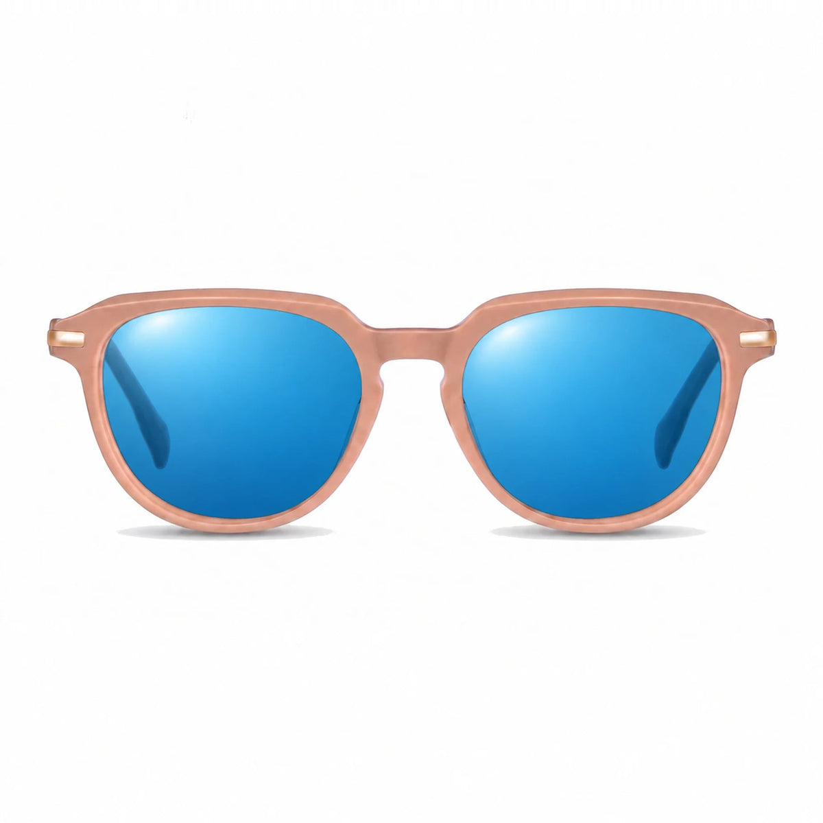 Fiore 5409 round sunglasses, pink bio-acetate frame · ReFramed, photo 25 of 36 | Polarized UV400