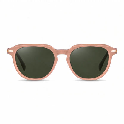 Fiore 5409 round sunglasses, pink bio-acetate frame · ReFramed, photo 7 of 36 | Polarized UV400