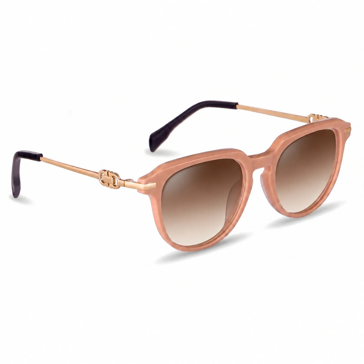 Fiore 5409 round sunglasses, pink bio-acetate frame · ReFramed, photo 23 of 36 | Polarized UV400