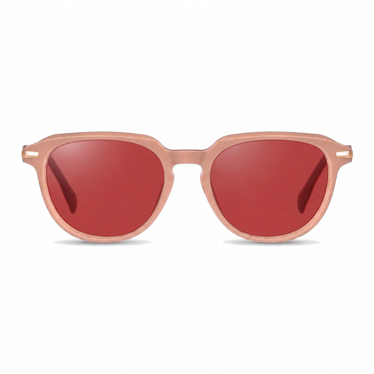 Fiore 5409 round sunglasses, pink bio-acetate frame · ReFramed, photo 16 of 36 | Polarized UV400