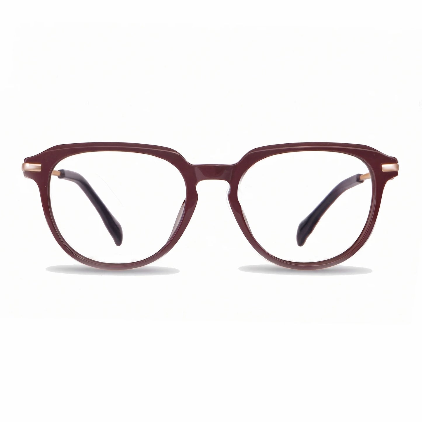 Fiore 5409 eyeglasses in brown red – front view