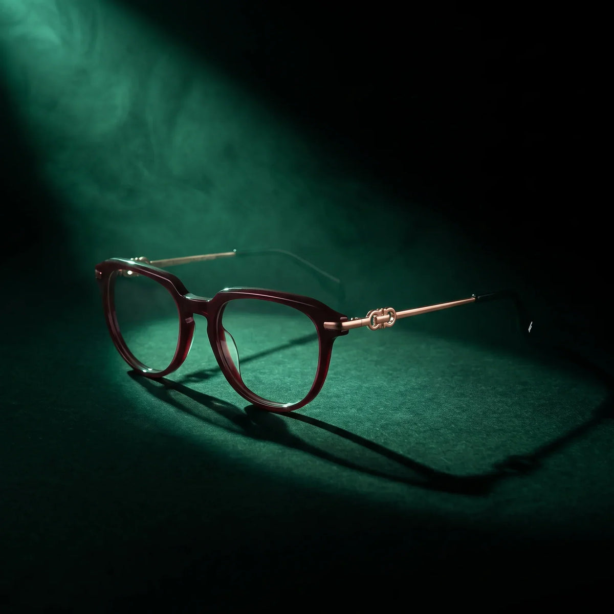 Fiore 5409 round acetate and metal reading glasses, brown red frame · ReFramed, photo 76 of 84