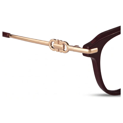 Fiore 5409 eyeglasses in brown red – side view