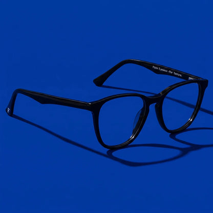 Fiore 7046 round acetate reading glasses, black frame · ReFramed, photo 6 of 79