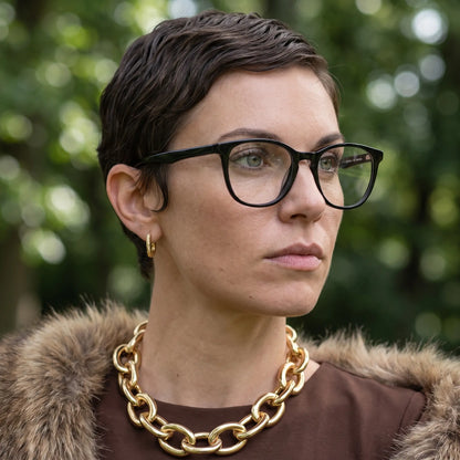 Fiore 7046 round acetate reading glasses, black frame · ReFramed, photo 18 of 79