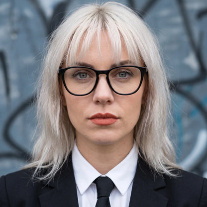 Fiore 7046 round acetate reading glasses, black frame · ReFramed, photo 19 of 79