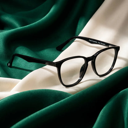 Fiore 7046 round acetate reading glasses, black frame · ReFramed, photo 11 of 79