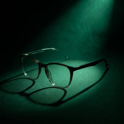 Fiore 7046 round acetate reading glasses, gradient brown frame · ReFramed, photo 51 of 79