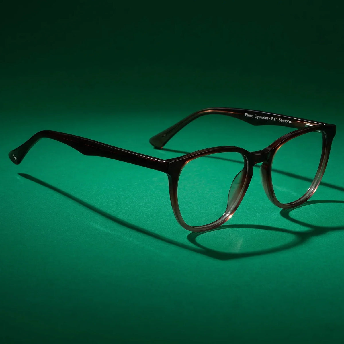 Fiore 7046 round acetate reading glasses, gradient brown frame · ReFramed, photo 43 of 79