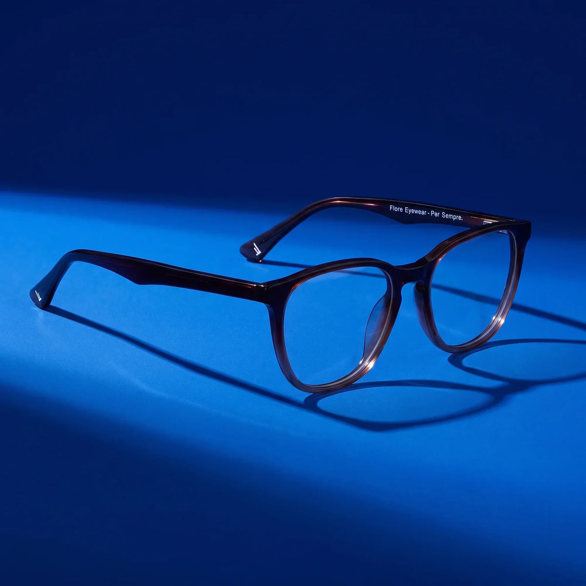 Fiore 7046 round acetate reading glasses, gradient brown frame · ReFramed, photo 44 of 79