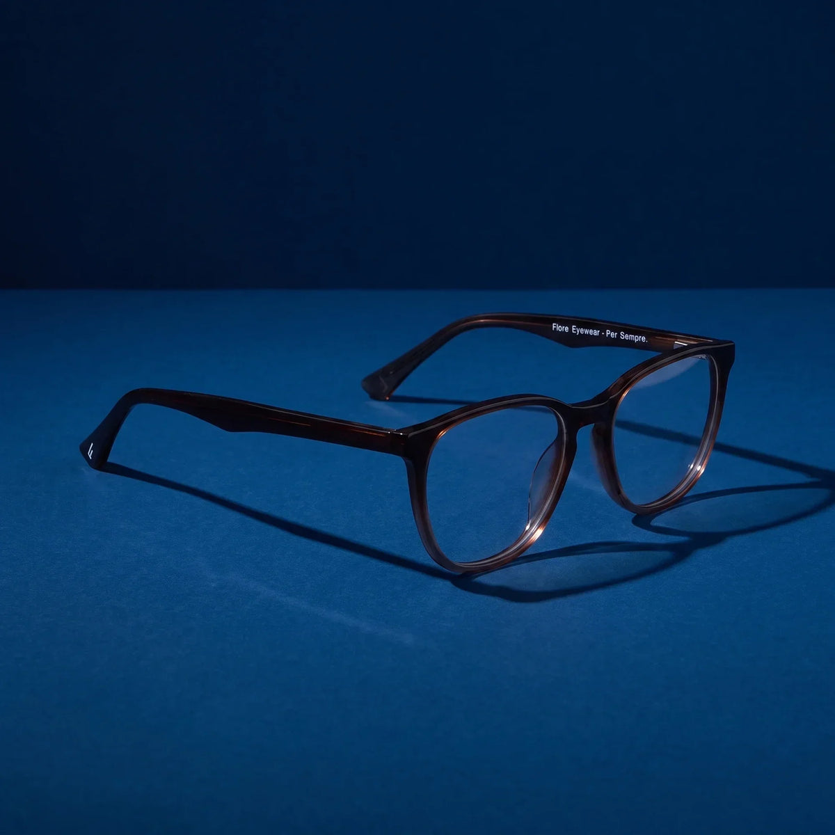 Fiore 7046 round acetate reading glasses, gradient brown frame · ReFramed, photo 45 of 79