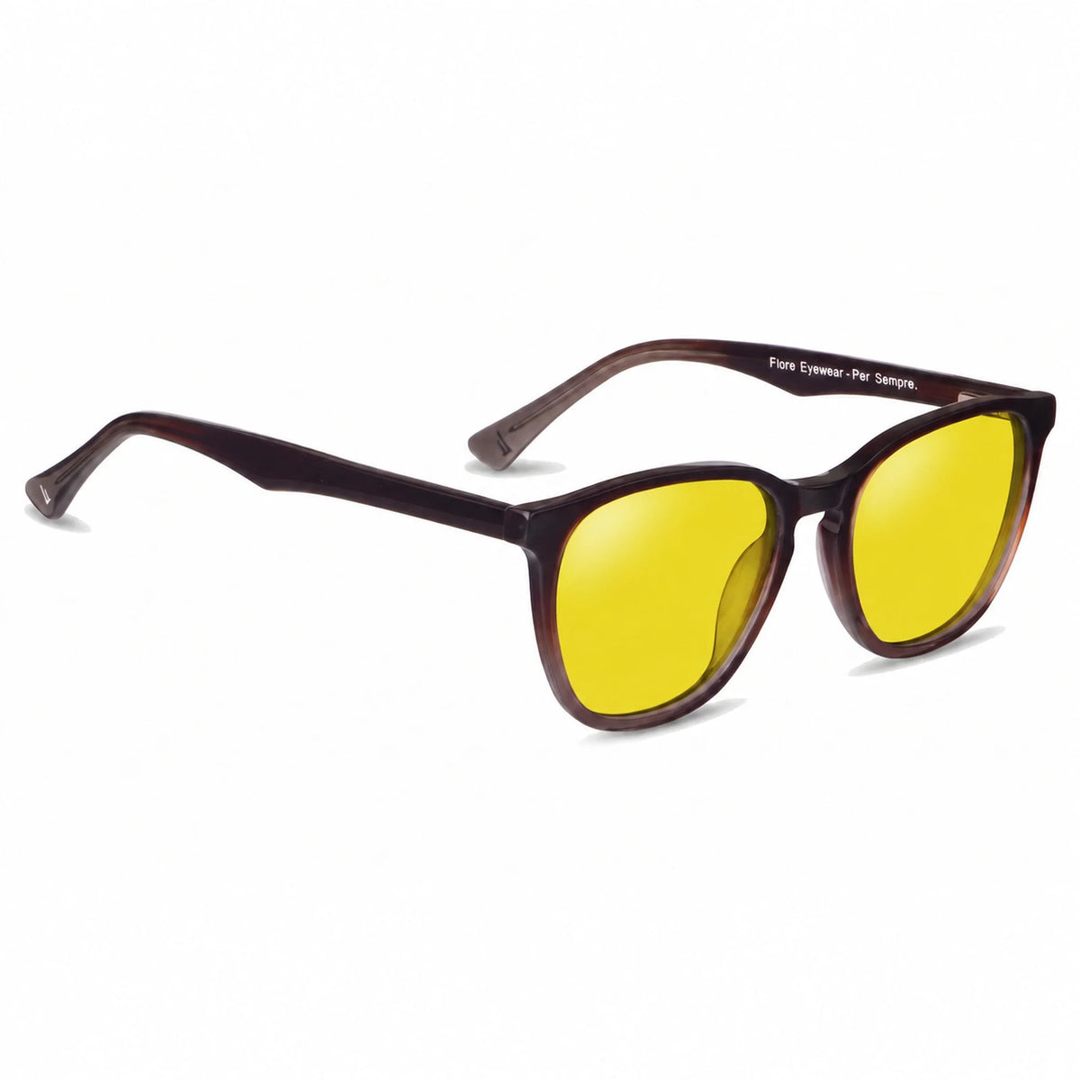 Fiore 7046 round sunglasses, brown bio-acetate frame · ReFramed, photo 11 of 36 | Polarized UV400