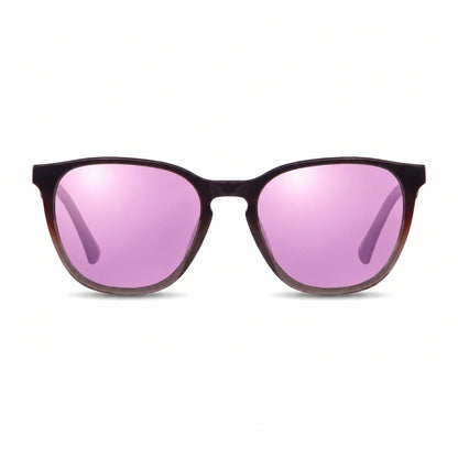 Fiore 7046 round sunglasses, brown bio-acetate frame · ReFramed, photo 31 of 36 | Polarized UV400