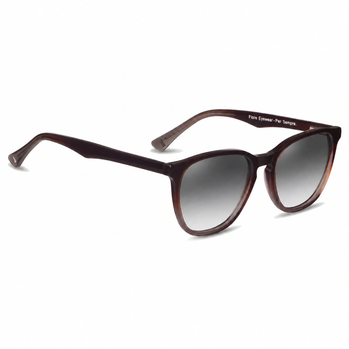 Fiore 7046 round sunglasses, brown bio-acetate frame · ReFramed, photo 20 of 36 | Polarized UV400