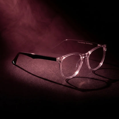 Fiore 7046 round acetate reading glasses, transparent frame · ReFramed, photo 71 of 79