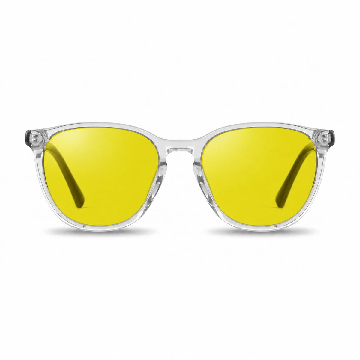 Fiore 7046 round sunglasses, clear bio-acetate frame · ReFramed, photo 10 of 36 | Polarized UV400