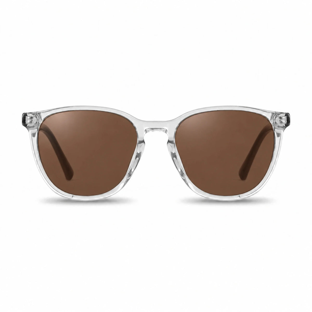 Fiore 7046 round sunglasses, clear bio-acetate frame · ReFramed, photo 4 of 36 | Polarized UV400