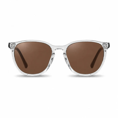 Fiore 7046 round sunglasses, clear bio-acetate frame · ReFramed, photo 4 of 36 | Polarized UV400