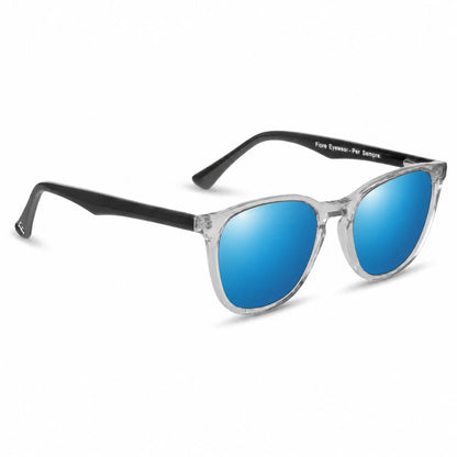 Fiore 7046 round sunglasses, clear bio-acetate frame · ReFramed, photo 26 of 36 | Polarized UV400