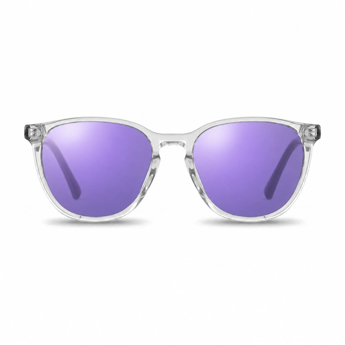 Fiore 7046 round sunglasses, clear bio-acetate frame · ReFramed, photo 34 of 36 | Polarized UV400