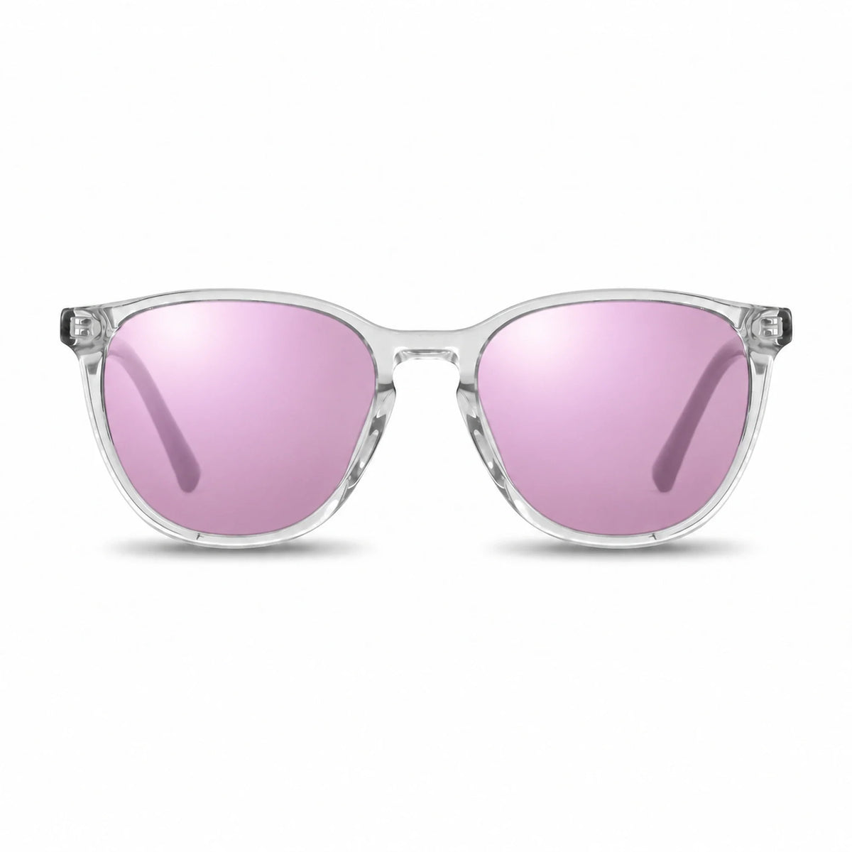 Fiore 7046 round sunglasses, clear bio-acetate frame · ReFramed, photo 31 of 36 | Polarized UV400