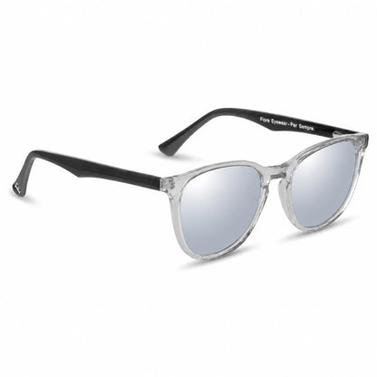 Fiore 7046 round sunglasses, clear bio-acetate frame · ReFramed, photo 29 of 36 | Polarized UV400