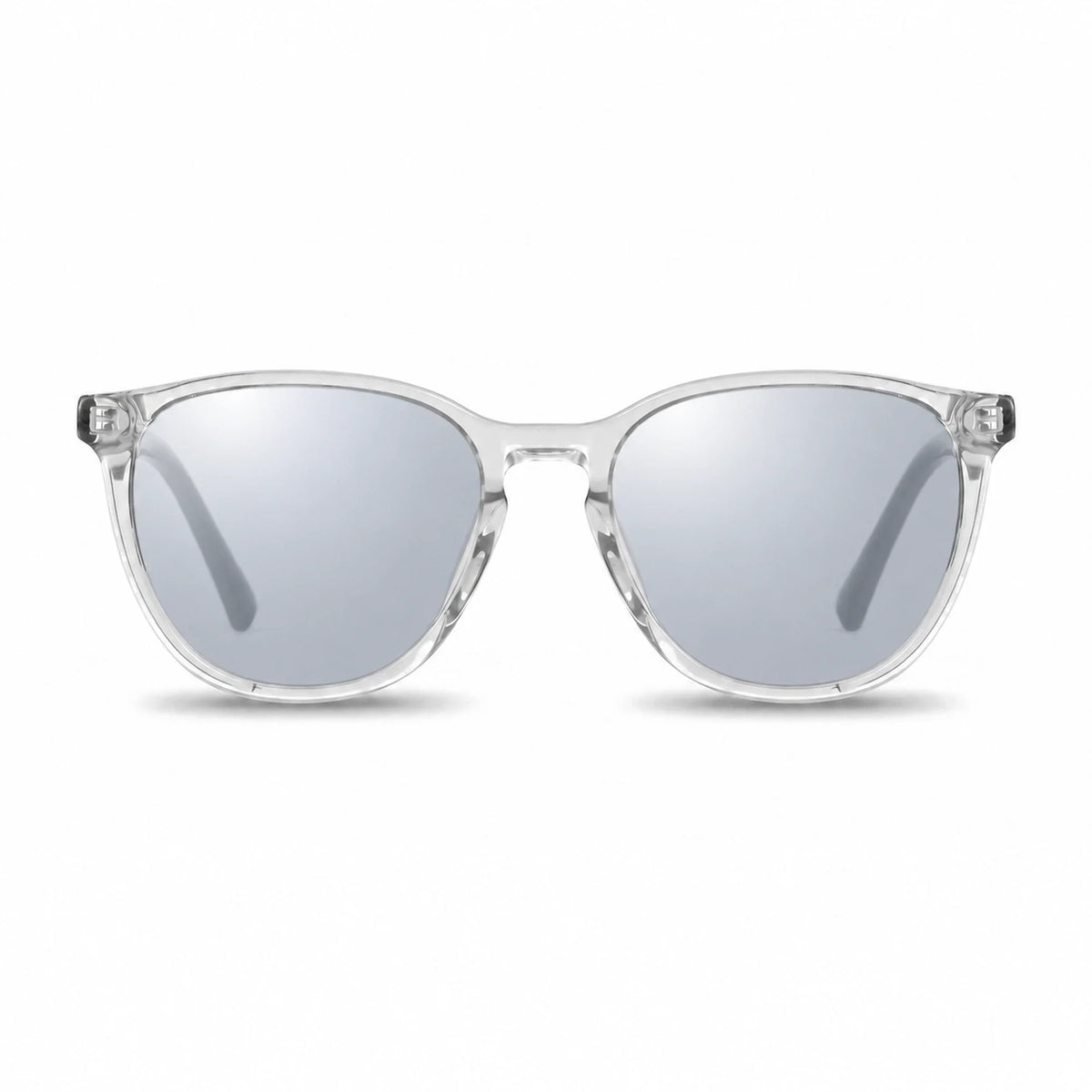 Fiore 7046 round sunglasses, clear bio-acetate frame · ReFramed, photo 28 of 36 | Polarized UV400