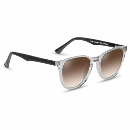 Fiore 7046 round sunglasses, clear bio-acetate frame · ReFramed, photo 23 of 36 | Polarized UV400