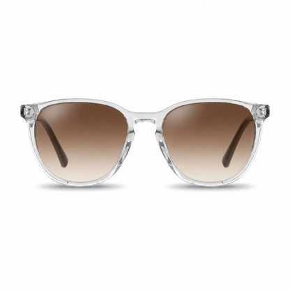 Fiore 7046 round sunglasses, clear bio-acetate frame · ReFramed, photo 22 of 36 | Polarized UV400