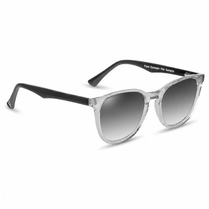 Fiore 7046 round sunglasses, clear bio-acetate frame · ReFramed, photo 20 of 36 | Polarized UV400