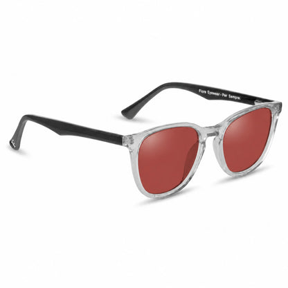 Fiore 7046 round sunglasses, clear bio-acetate frame · ReFramed, photo 17 of 36 | Polarized UV400