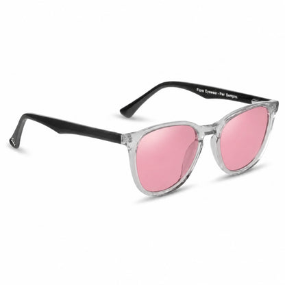 Fiore 7046 round sunglasses, clear bio-acetate frame · ReFramed, photo 14 of 36 | Polarized UV400