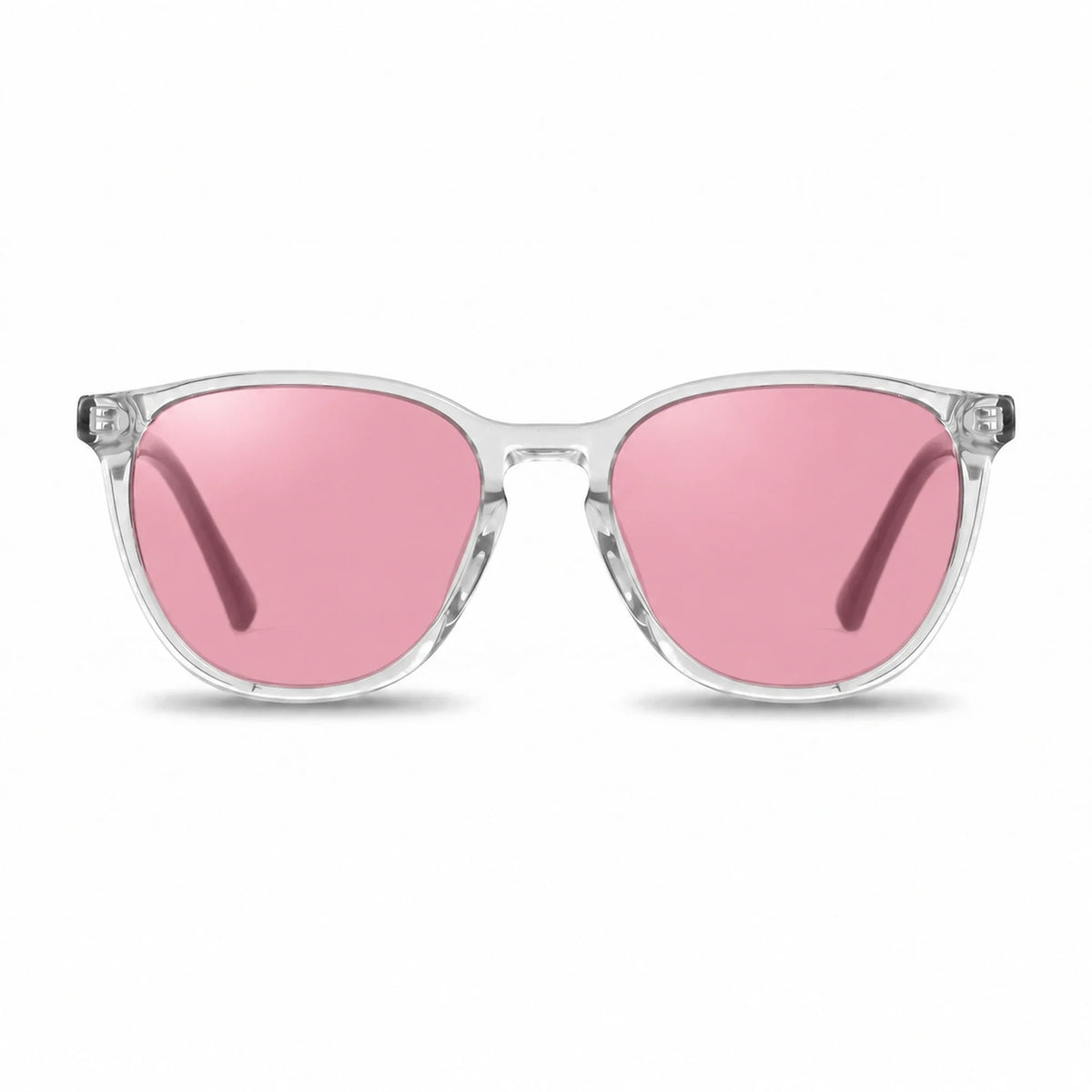 Fiore 7046 round sunglasses, clear bio-acetate frame · ReFramed, photo 13 of 36 | Polarized UV400