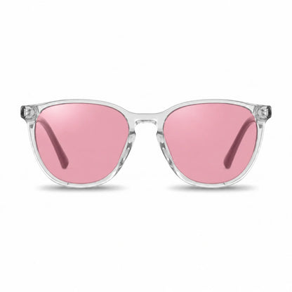 Fiore 7046 round sunglasses, clear bio-acetate frame · ReFramed, photo 13 of 36 | Polarized UV400