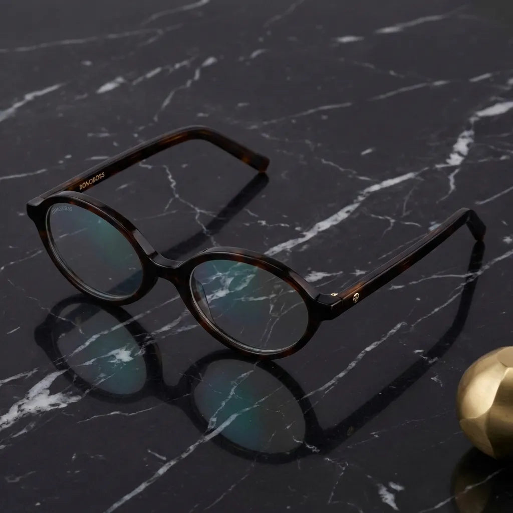 Guapi oval bio-acetate reading glasses, tortoise frame · ReFramed, photo 17 of 33