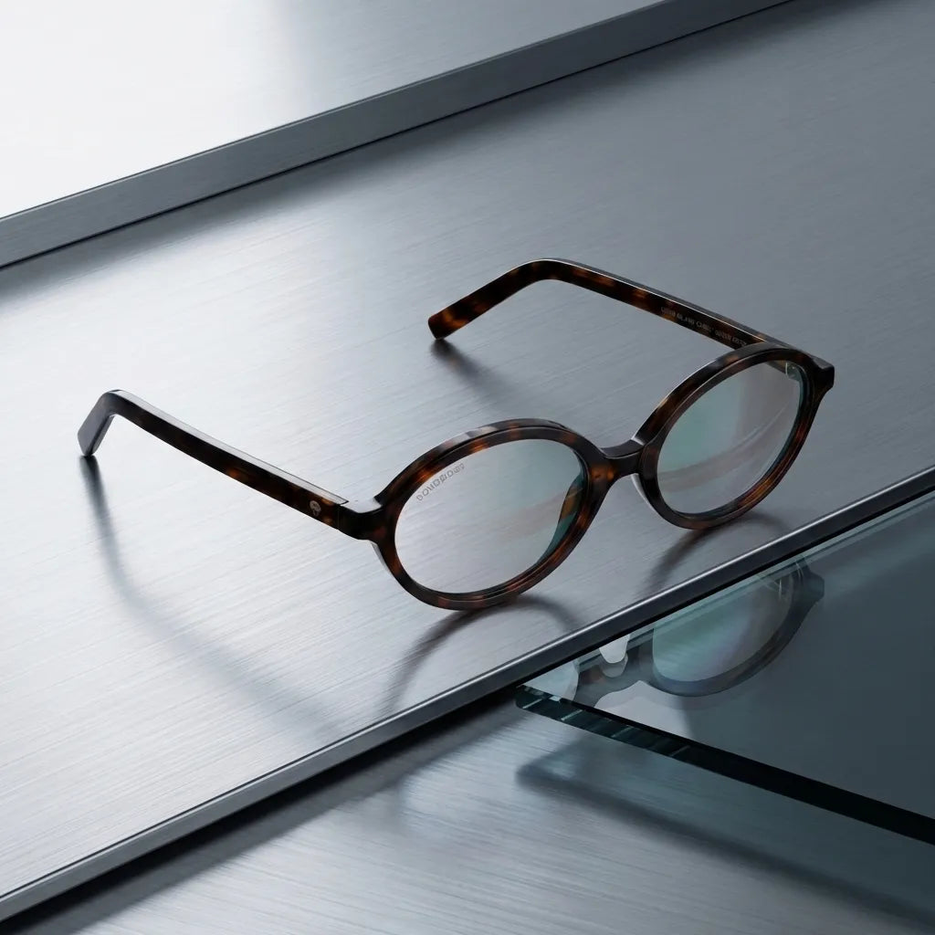 Guapi oval bio-acetate reading glasses, tortoise frame · ReFramed, photo 19 of 33