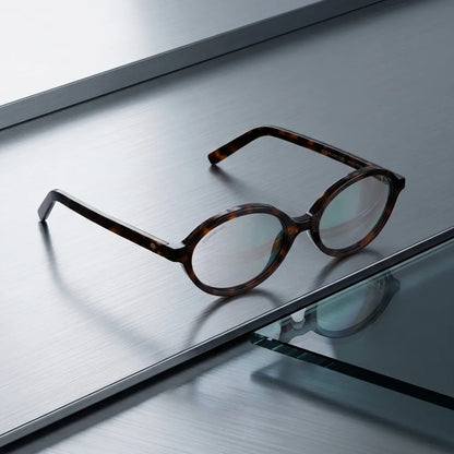 Guapi oval bio-acetate reading glasses, tortoise frame · ReFramed, photo 19 of 33