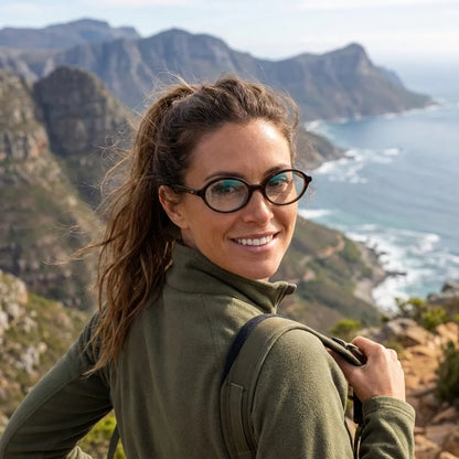 Guapi oval bio-acetate reading glasses, tortoise frame · ReFramed, photo 23 of 33