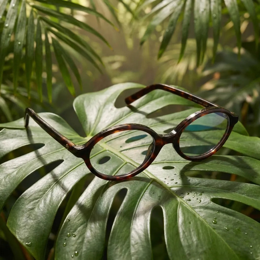 Guapi oval bio-acetate reading glasses, tortoise frame · ReFramed, photo 24 of 33