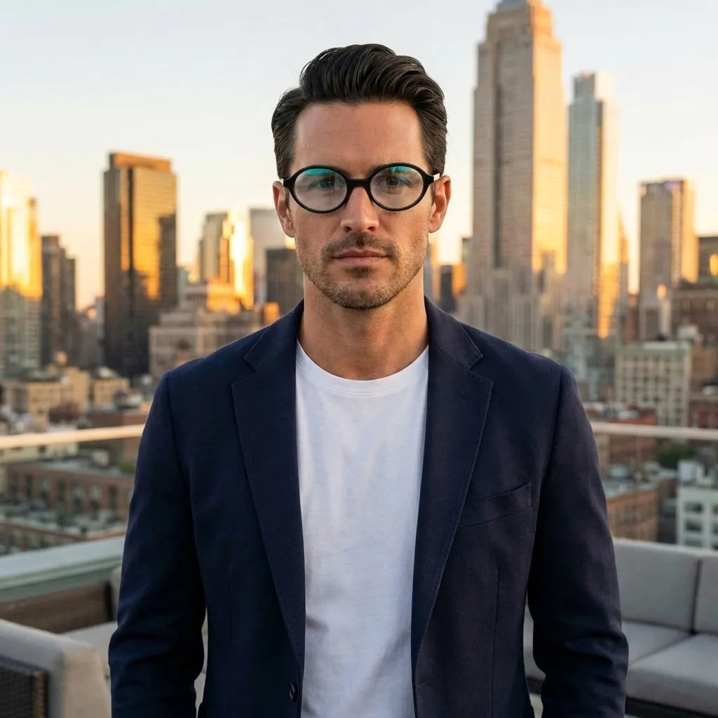 Guapi oval bio-acetate reading glasses, black frame · ReFramed, photo 10 of 33
