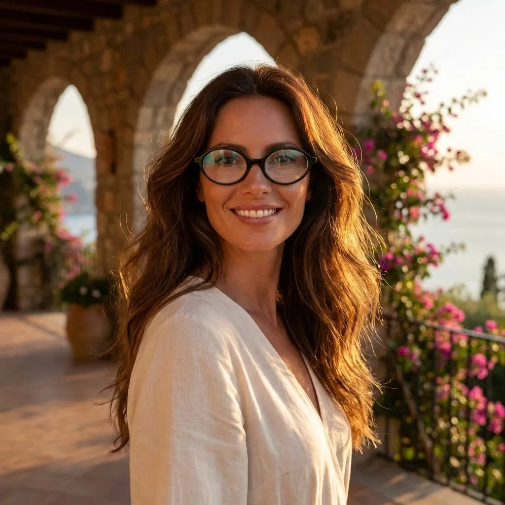 Guapi oval bio-acetate reading glasses, black frame · ReFramed, photo 12 of 33