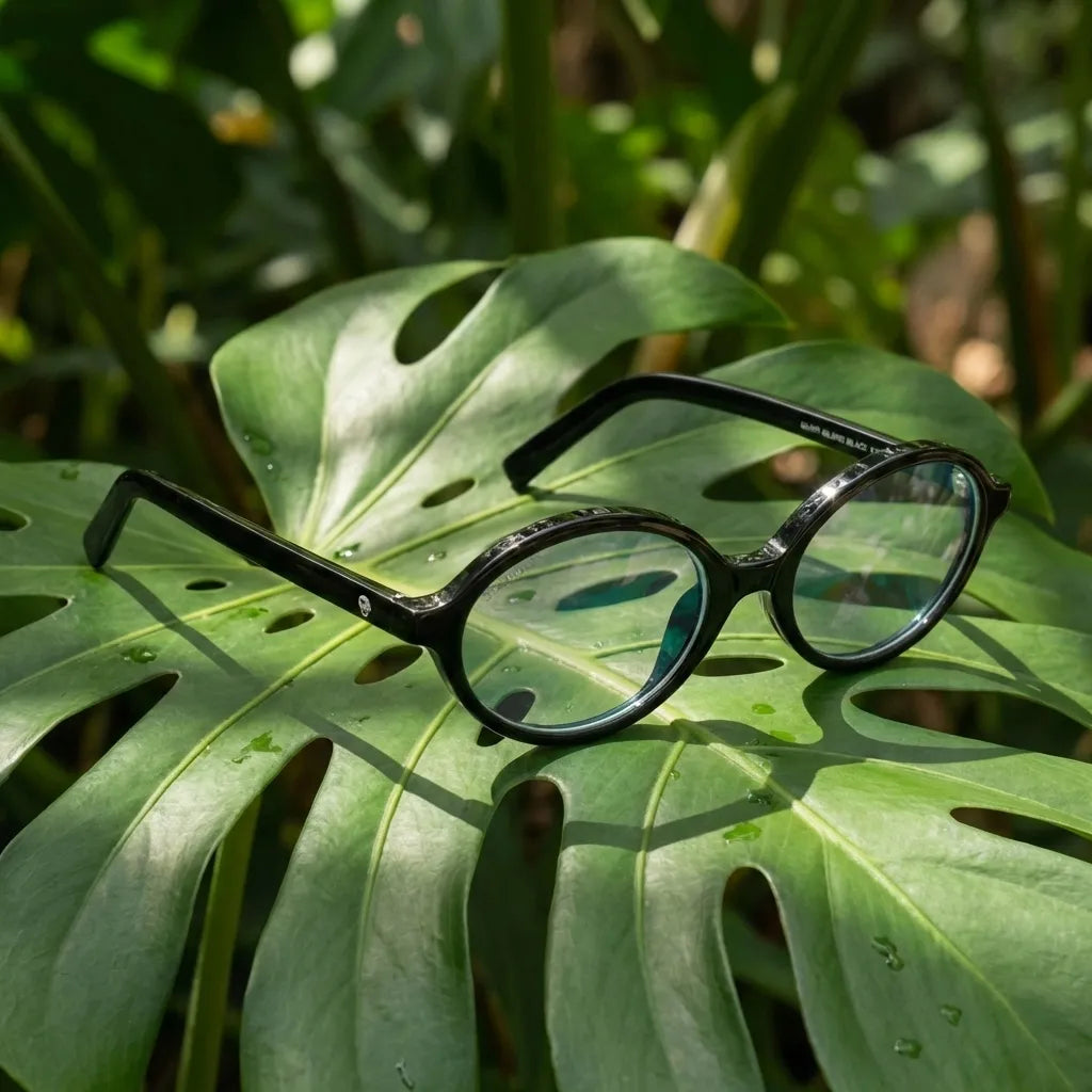 Guapi oval bio-acetate reading glasses, black frame · ReFramed, photo 13 of 33
