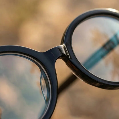 Guapi oval bio-acetate reading glasses, black frame · ReFramed, photo 14 of 33