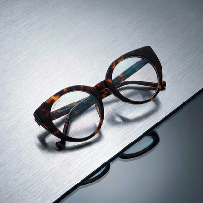 Hannover cat-eye bio-acetate reading glasses, tortoise frame · ReFramed, photo 13 of 23