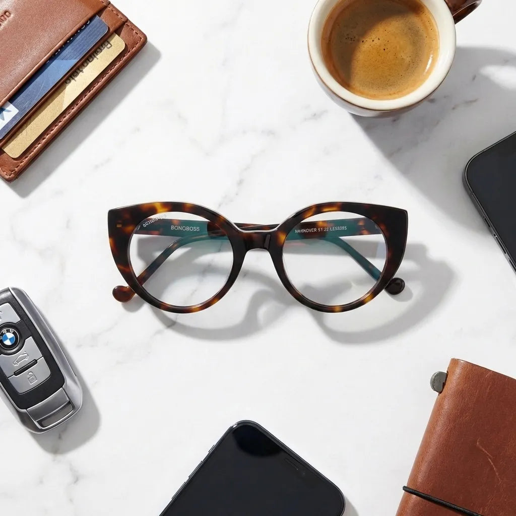 Hannover cat-eye bio-acetate reading glasses, tortoise frame · ReFramed, photo 18 of 23