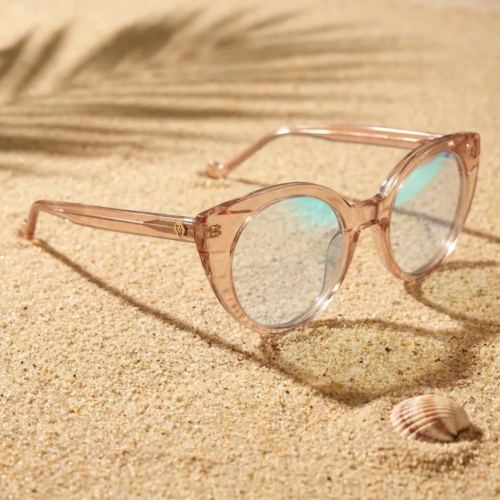 Hannover cat-eye bio-acetate reading glasses, champagne frame · ReFramed, photo 3 of 23