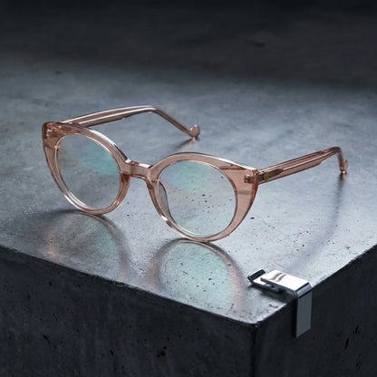 Hannover cat-eye bio-acetate reading glasses, champagne frame · ReFramed, photo 19 of 23