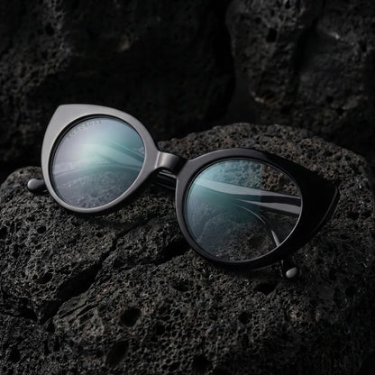 Hannover cat-eye bio-acetate reading glasses, black frame · ReFramed, photo 1 of 23