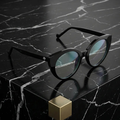 Hannover cat-eye bio-acetate reading glasses, black frame · ReFramed, photo 5 of 23